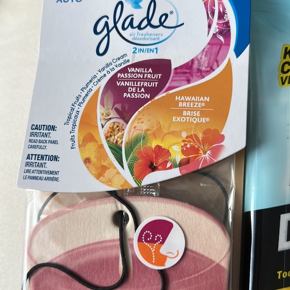 Glade and Armor All Car Set (6) Bundle Pack of Glade Car Fresheners - Picture 4 of 4